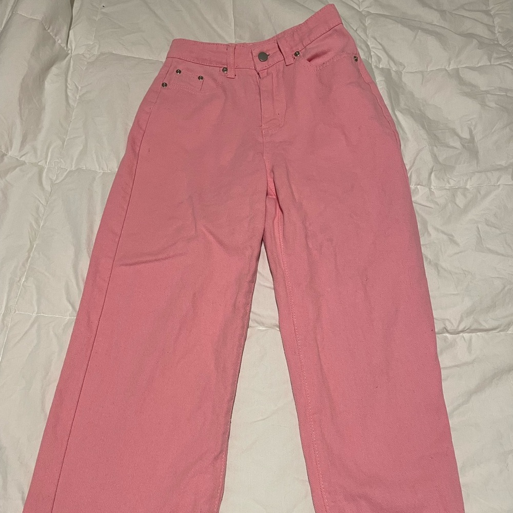 pink jeans petite xxs